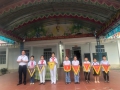 Chào cờ đầu tuần, chăm sóc công trình măng non