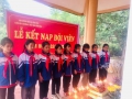 Kêts nạp đội viên tại khu di tích